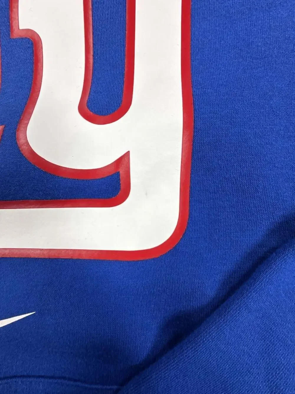 Nike New York Giants NFLYouth Small Royal Blue Pullover Hoodie Sweatshirt